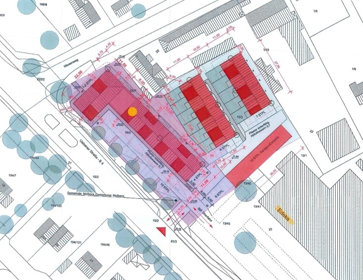 MELBECK  -  NEUBAU
Gewerbeflächen und Wohnungen - Bild1