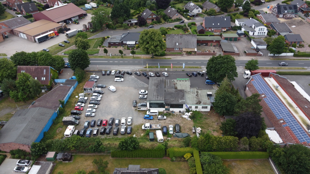 * Gewerbegrundstück an der Bundesstraße in Bardowick * - DJI_0375