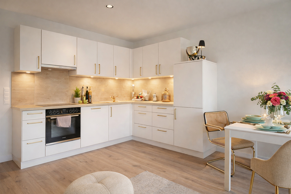 Terrassenwohnung direkt in der Innenstadt - Küche