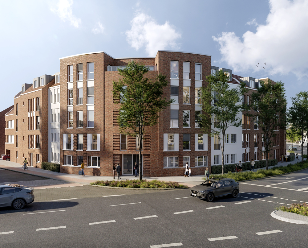 Erstbezug im MONSHOF - Stilvolle Wohnung - Monshof Visu Handwerkerplatz