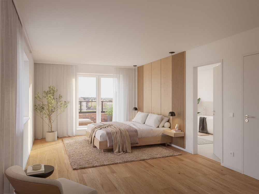 Ihr neues Zuhause mit Anspruch – Exklusive 3-Zimmer-Wohnung mit Balkon - Wohnbeispiel