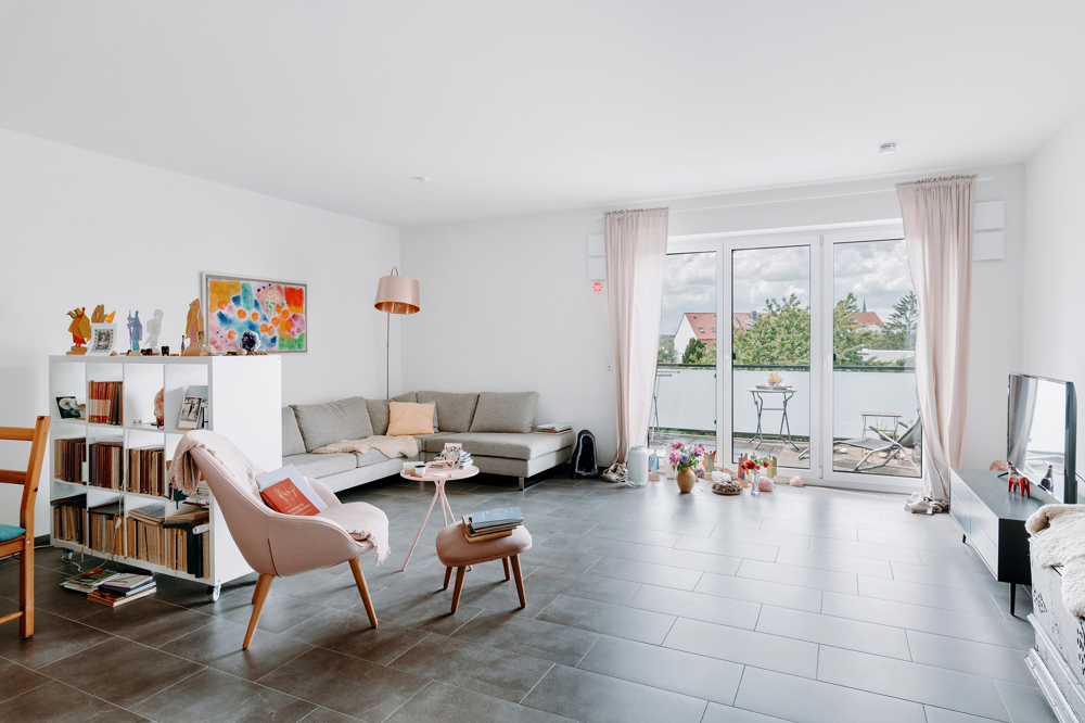 Wohnen mit Komfort – zentral & durchdacht in Lüneburg! - Wohnzimmer