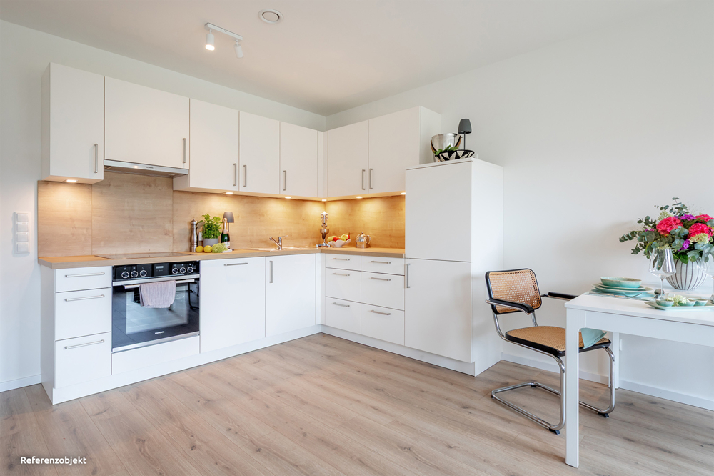 Barrierefrei und zentral - Beispiel Küche Referenzobjekt II