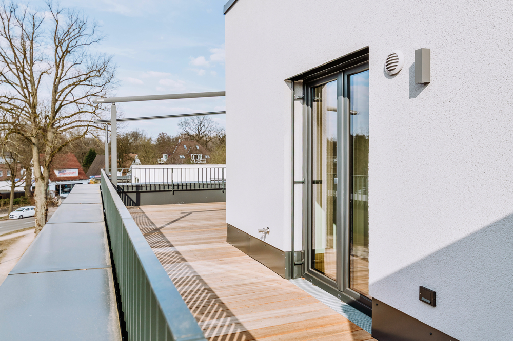 Exklusive Dachterrassenwohnung - Leben im Herzen von Volksdorf - Dachterrasse