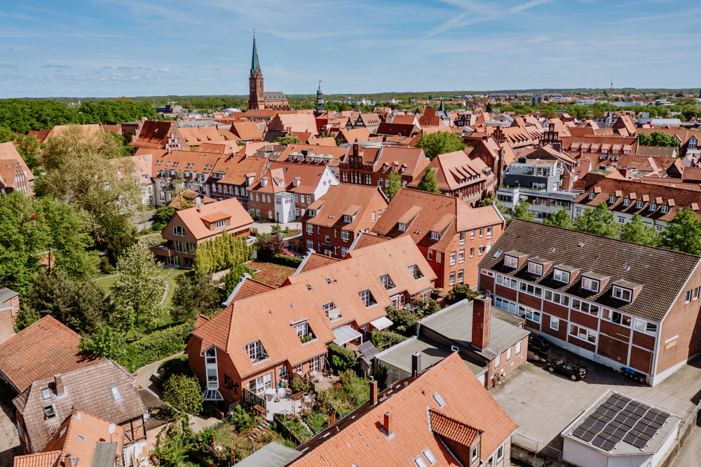 Ruhige Stadtwohnung mit zusätzlicher Nutzfläche von 25 m² im Dachgeschoss - Ansicht