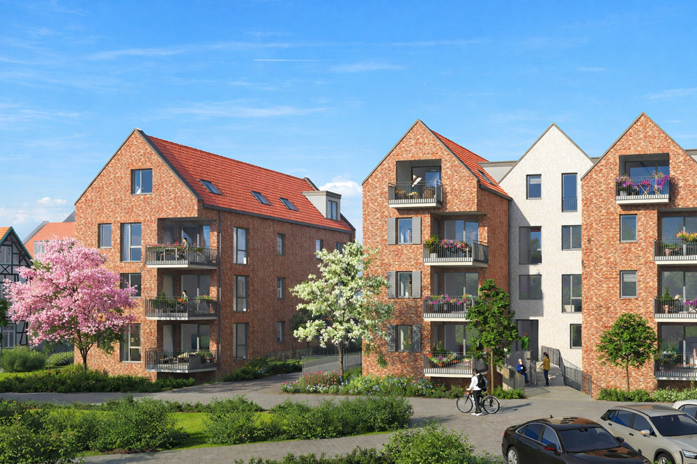 Hochwertige 2-Zimmer-Stadtwohnung - Hausansicht
