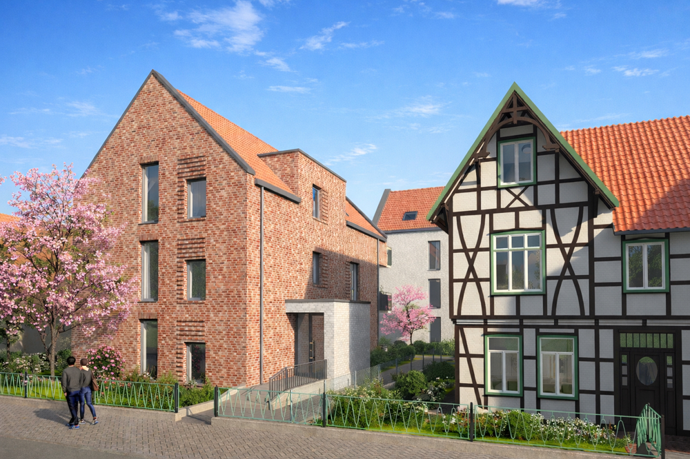 Hochwertige 2-Zimmer-Stadtwohnung - Hausansicht