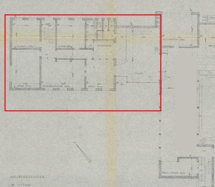* Bürohaus in der Goseburg * - Grundriss EG Büro