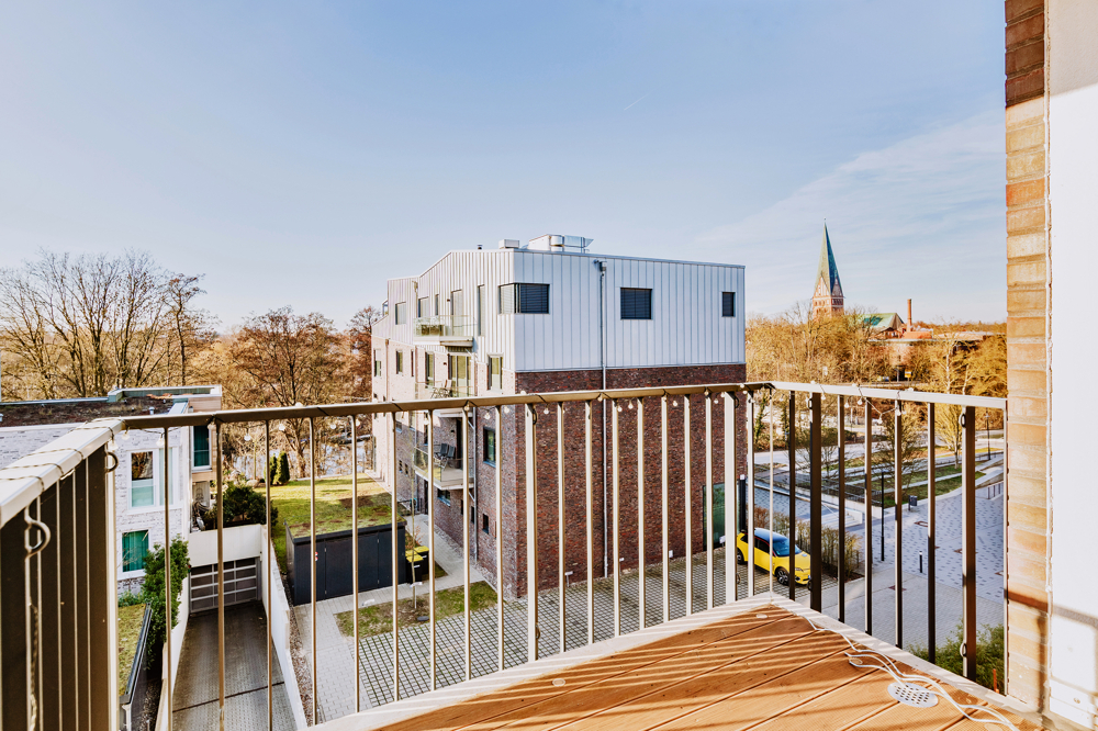 Moderne 3-Zimmerwohnung an der Ilmenau - Balkon