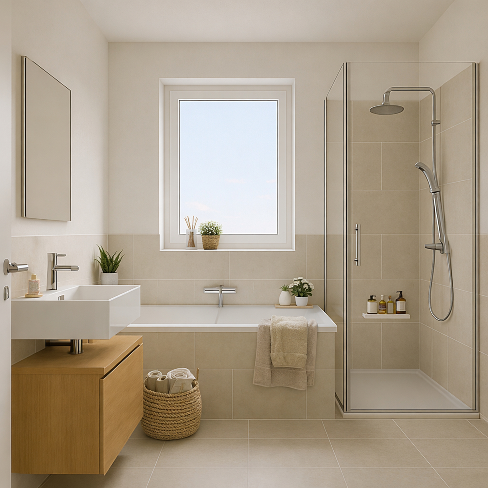 Penthouse mit toller Dachterrasse - Badezimmer