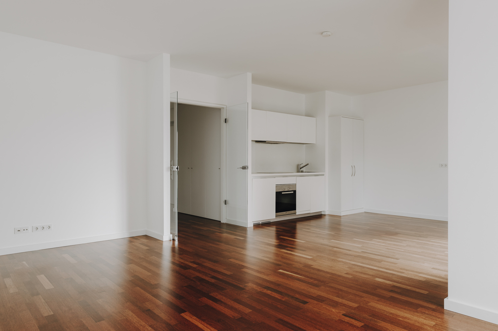 Exklusives Zuhause in der Hafencity - Wohnen/Küche
