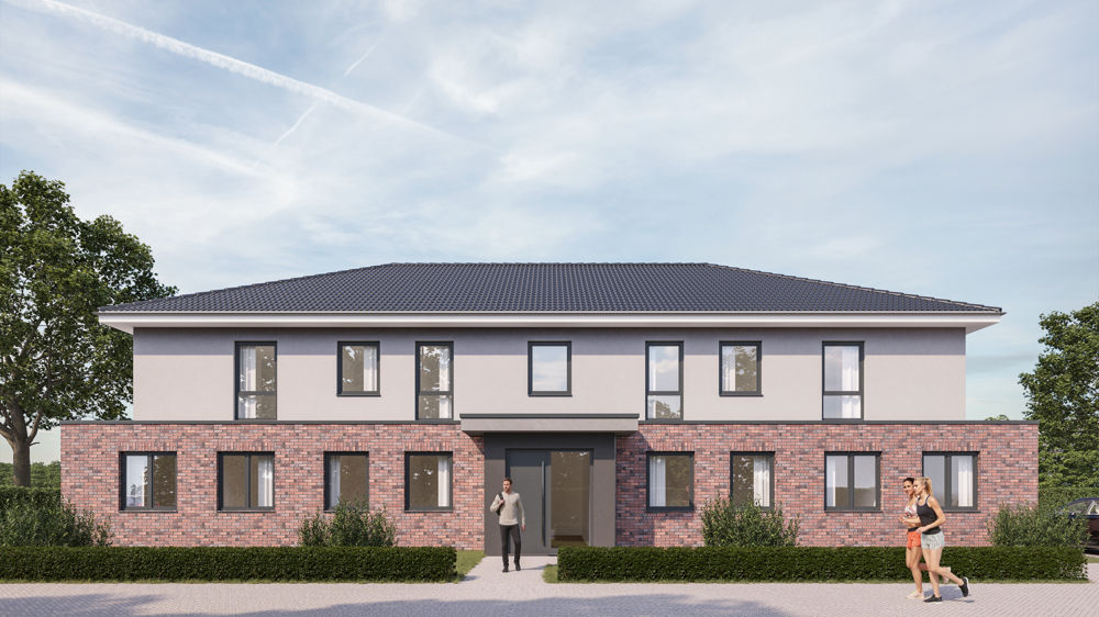 Maisonettewohnung mit Dachterrasse - Ansicht