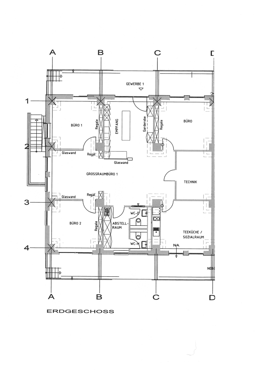 * Ihre Bürofläche im Speicherquartier! * - Grundriss