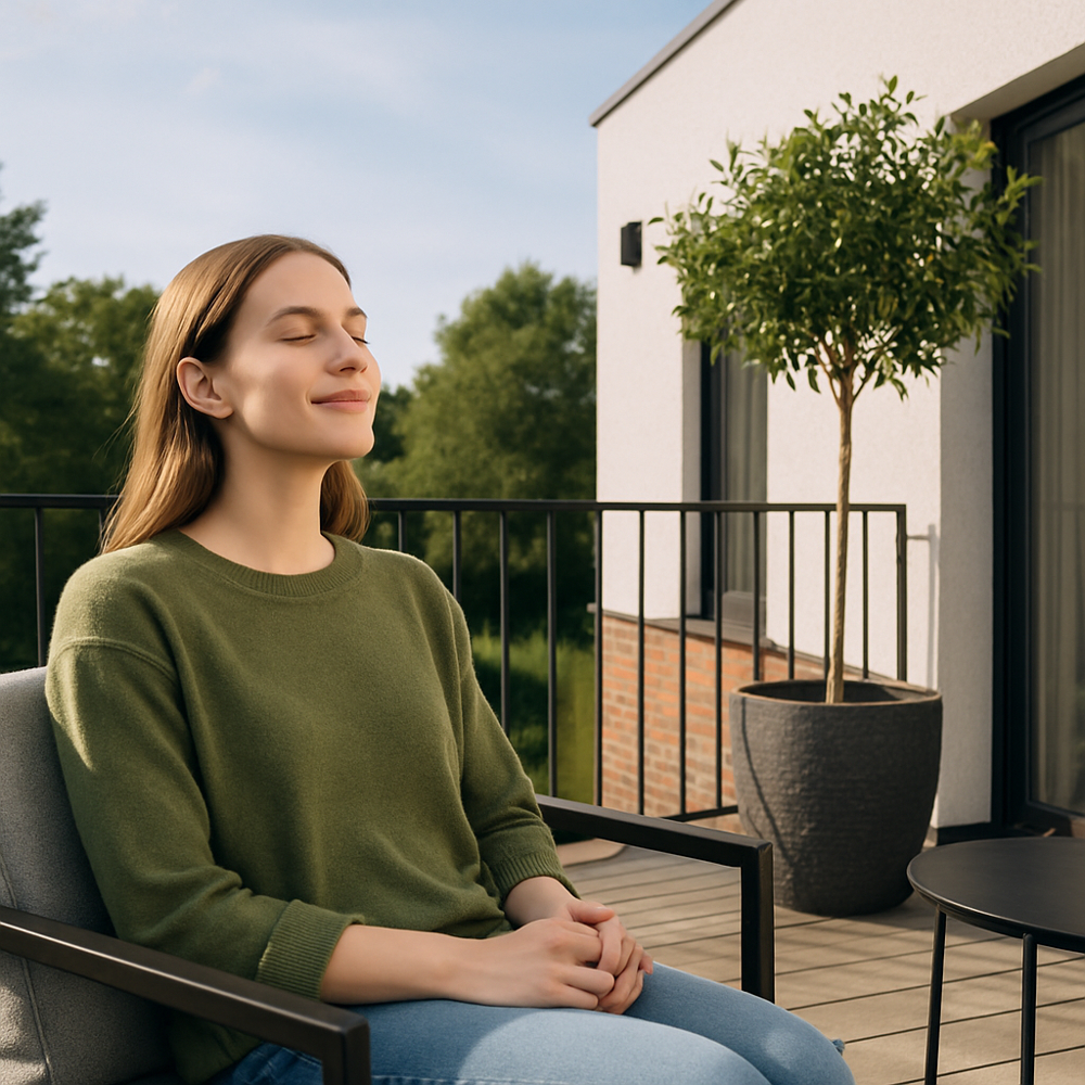 Penthouse mit großer Dachterrasse - Dachterrasse