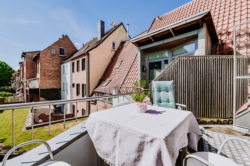 Schmuckstück im Lüneburger Wasserviertel - Balkon