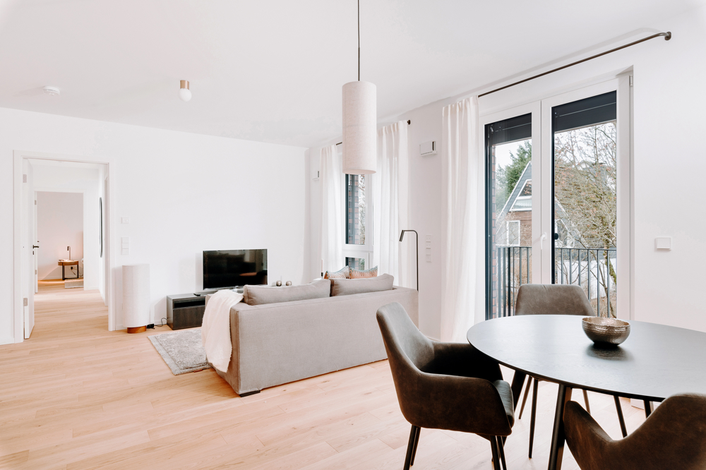 4-Zimmer-Wohnung in effizienter KfW 40 Bauweise - Wohnen
