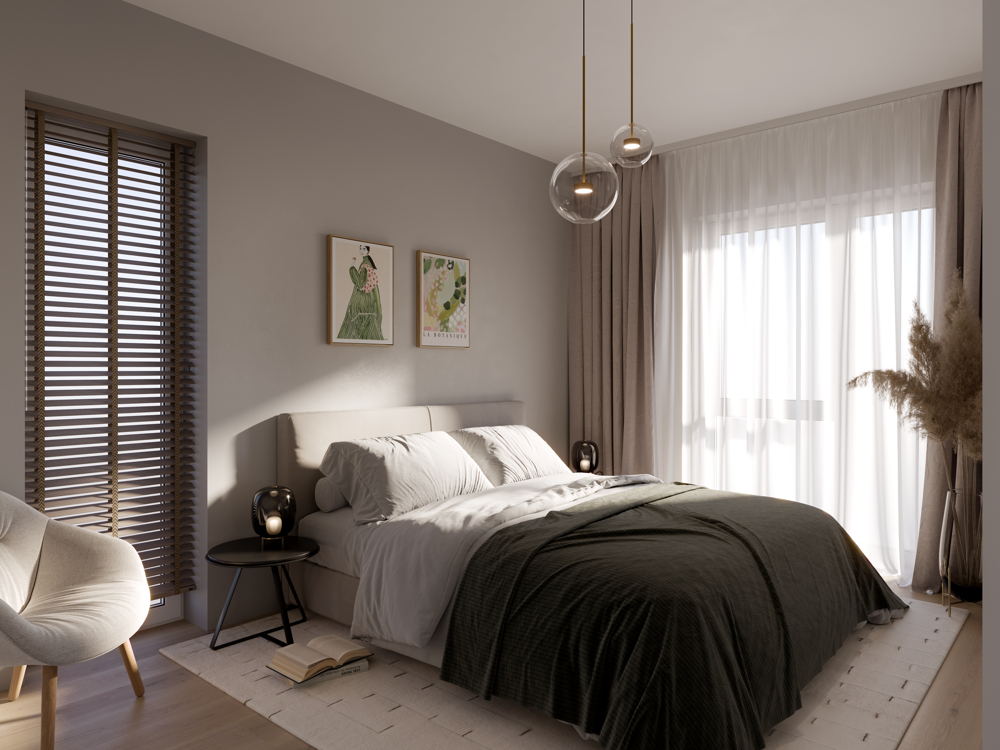 Exklusive Maisonettewohnung mit Blick über Winsen - Schlafen