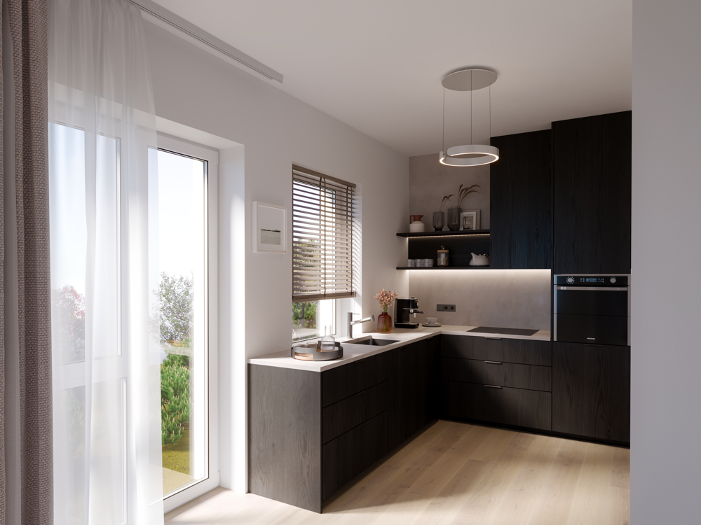Exklusive Maisonettewohnung mit Blick über Winsen - Küche