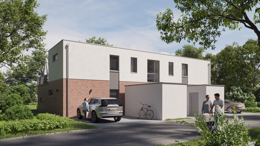 Hochwertig Wohnen mit großem Garten - Annsicht